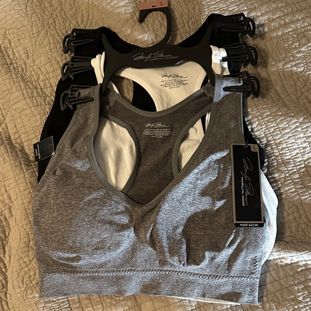 Marilyn Monroe’s sports bras 3 pack